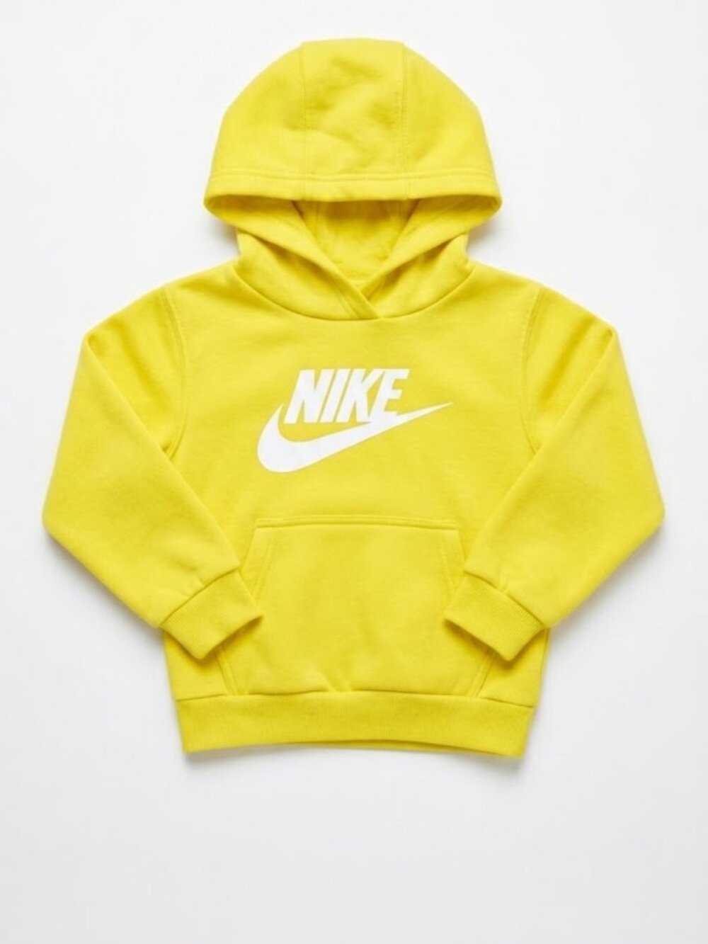 Nike Kids' Yellow Logo Hoodie Top